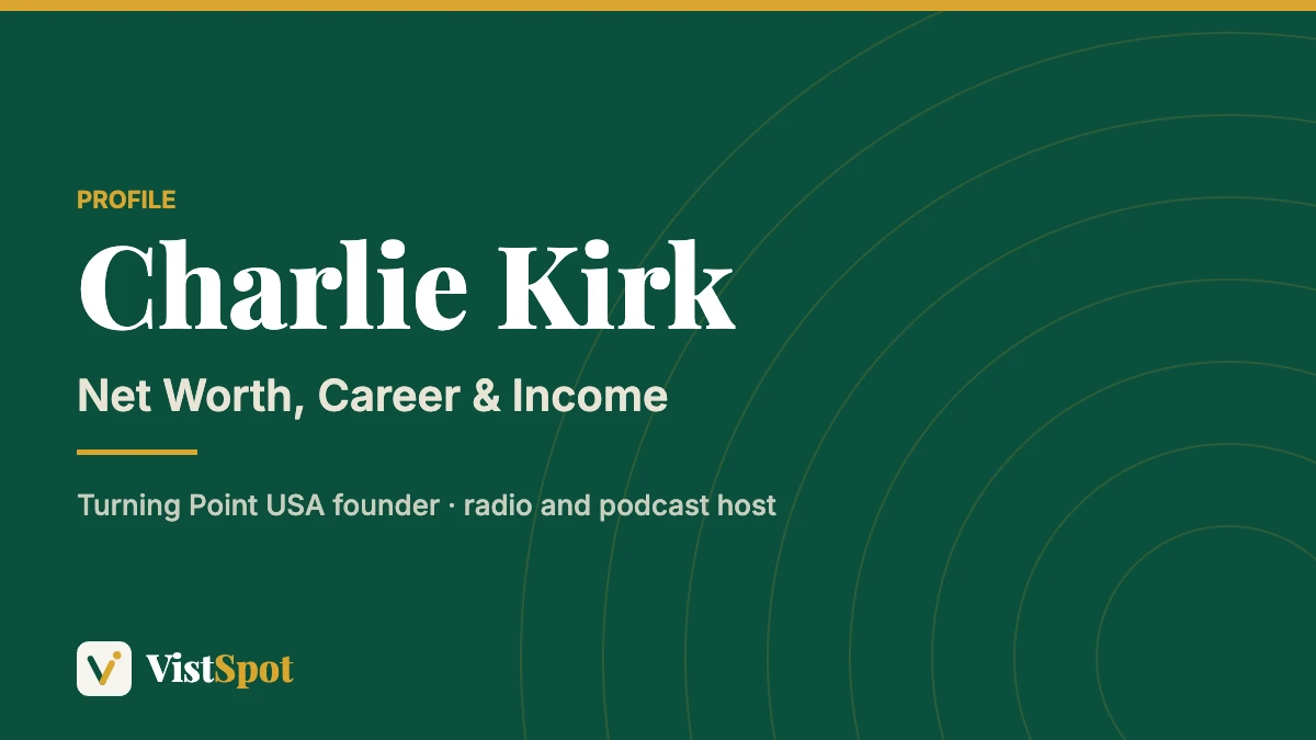 Charlie Kirk net worth, career and income profile