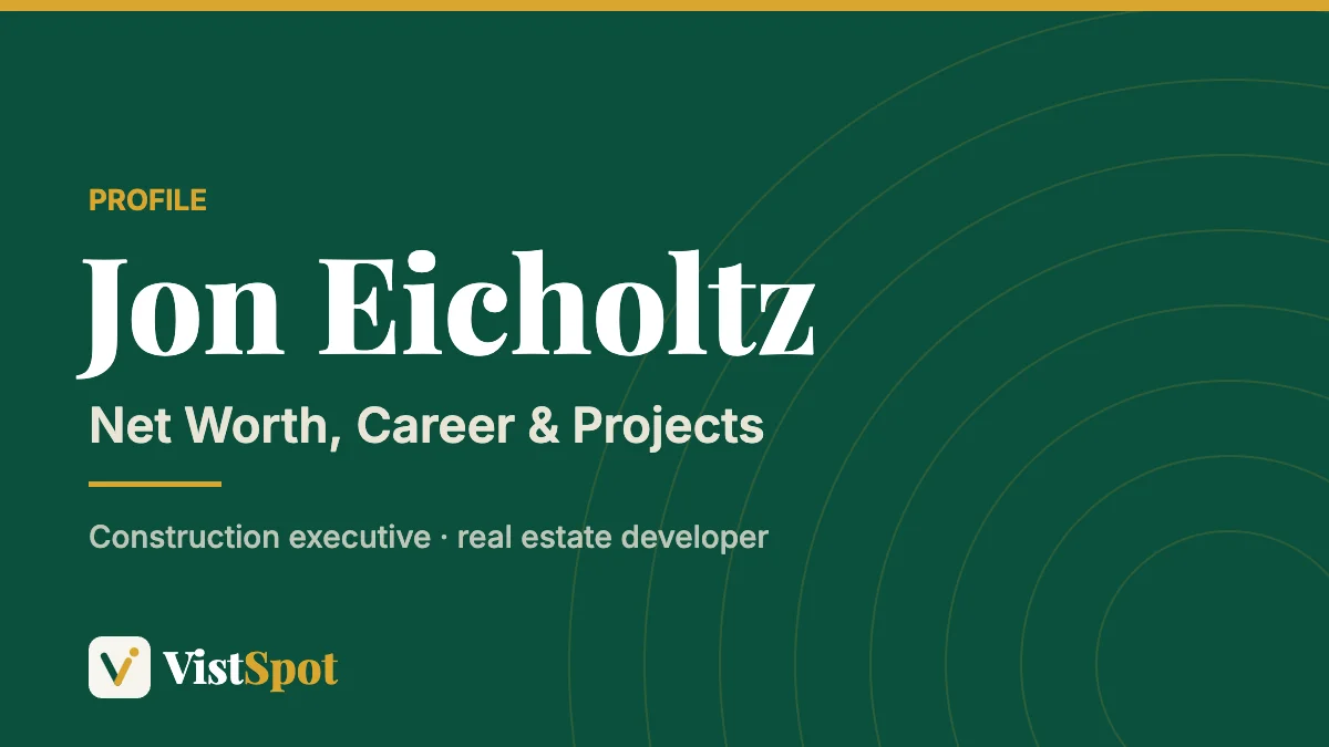 Jon Eicholtz net worth, career and projects profile