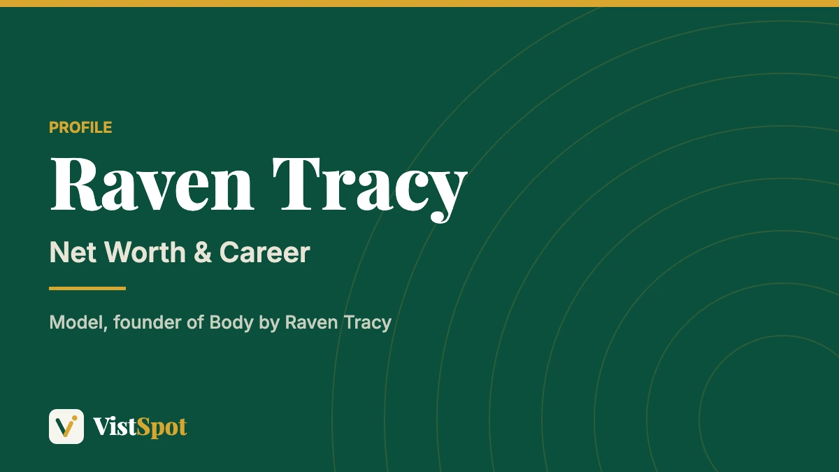 Raven Tracy net worth and career overview graphic
